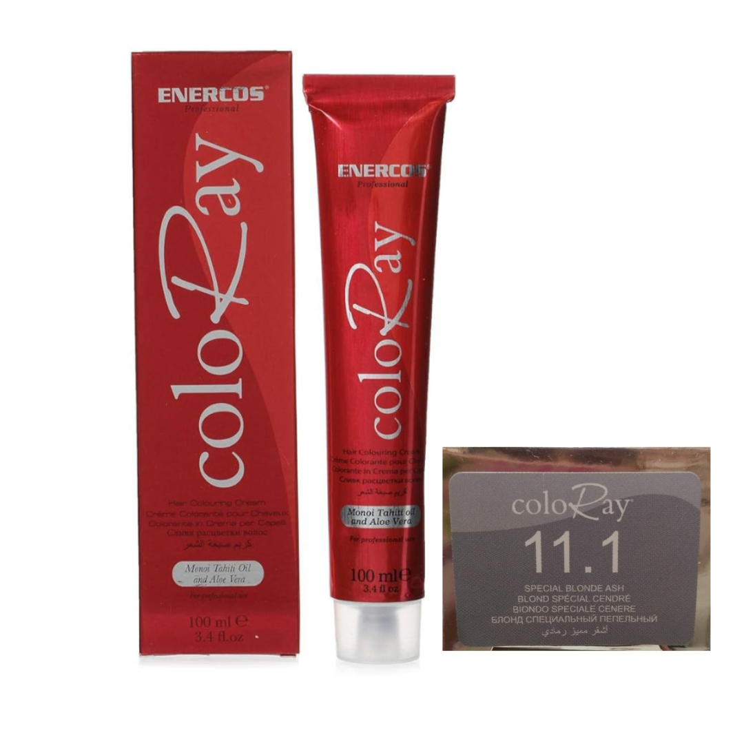 COLORAY –  Professional ASH Hair Color Cream –  SPECIAL  BLONDE ASH 11.1 – 100ml