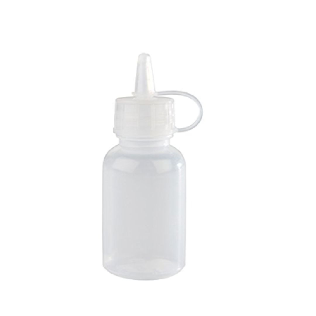Mini Squeeze Bottle with Screw Cap and Lid for Serving Dressing  – 120