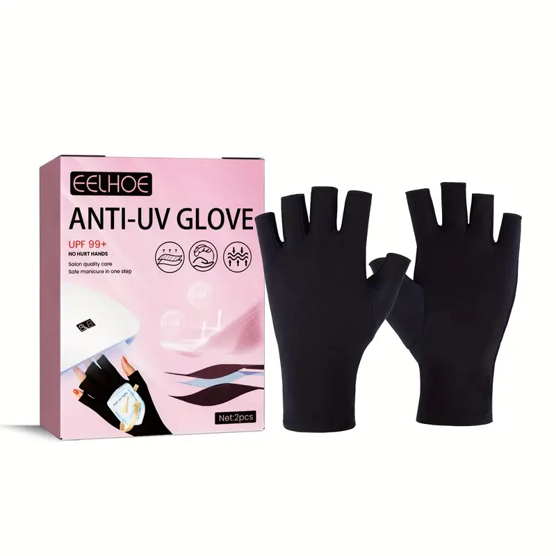 EELHOE – Anti – UV – Glove Fingerless Anti Glove Protect Hands From UV Harm – UPF 99+
