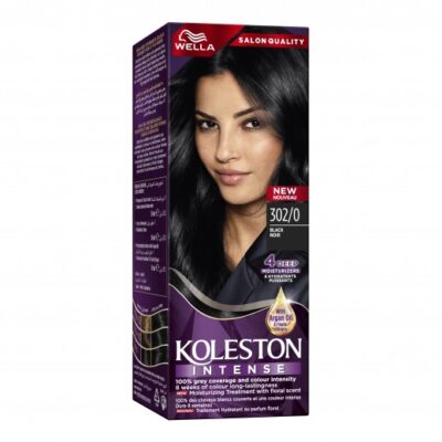WELLA KOLESTON -  Intense Hair Color - NATURAL BLACK - 302/0 - 110ML