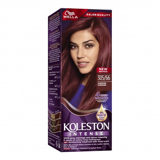 WELLA KOLESTON –  Intense Hair Color Special Reds  –  AUBERGINE  – 305/6 – 110ML