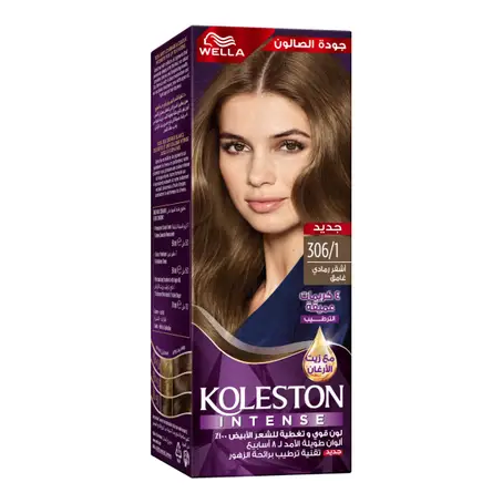 WELLA KOLESTON –  Intense Hair Color Dark Ash Blonde + Developer  – 306/1 – 110ML