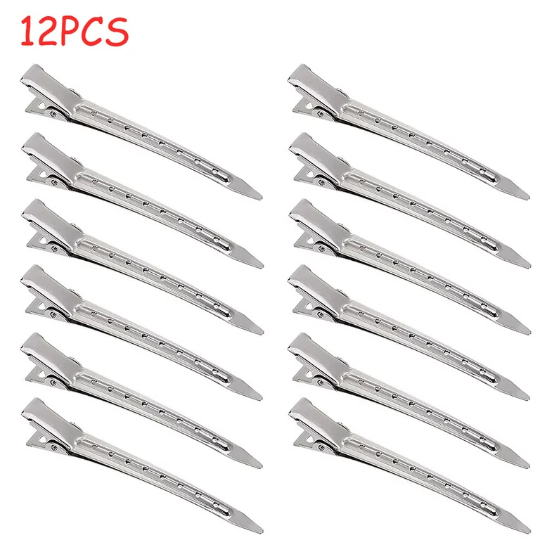 LNGOOR – Metal Hair Clips s Hairdressing Salon – 12pes 2.5 inches