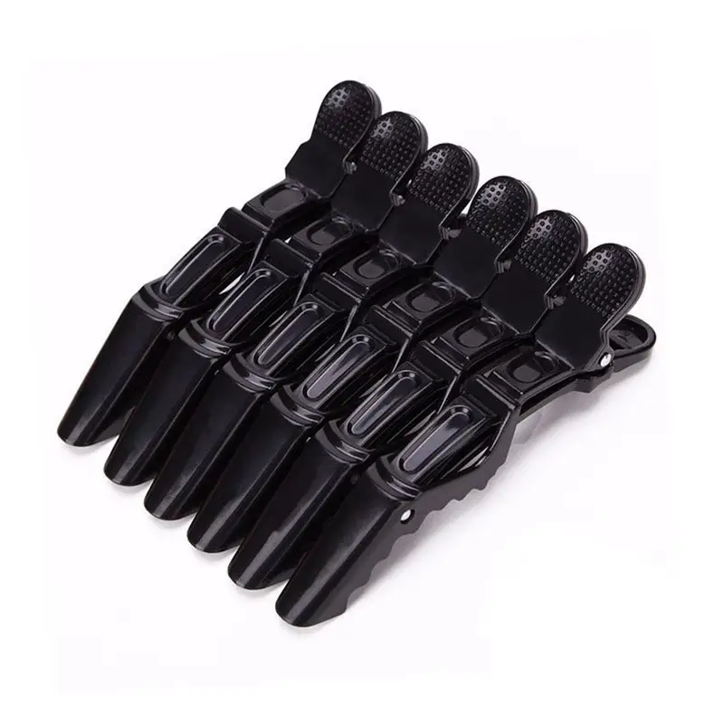 Clip Hairdressing Salon Hair Dye Plastic Hairpin Haircut Partition Styling Clip Tools – 6pcs
