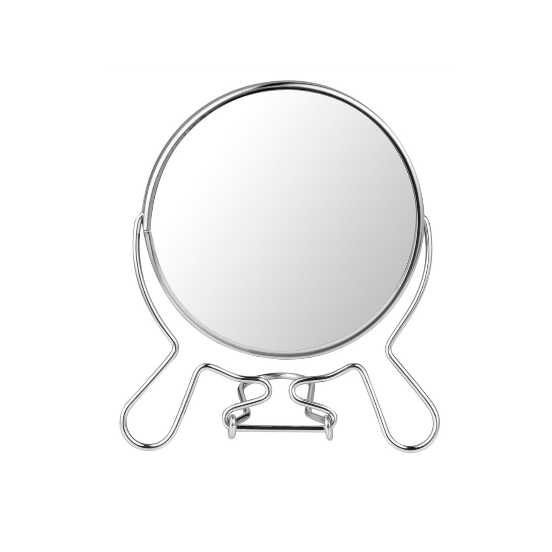 Double Sided Mirror Stainless Steel Holder – #7