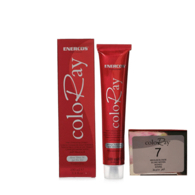 COLORAY - Professional Natural Hair Color Cream - 7 MEDIUM  BLONDE - 100ml