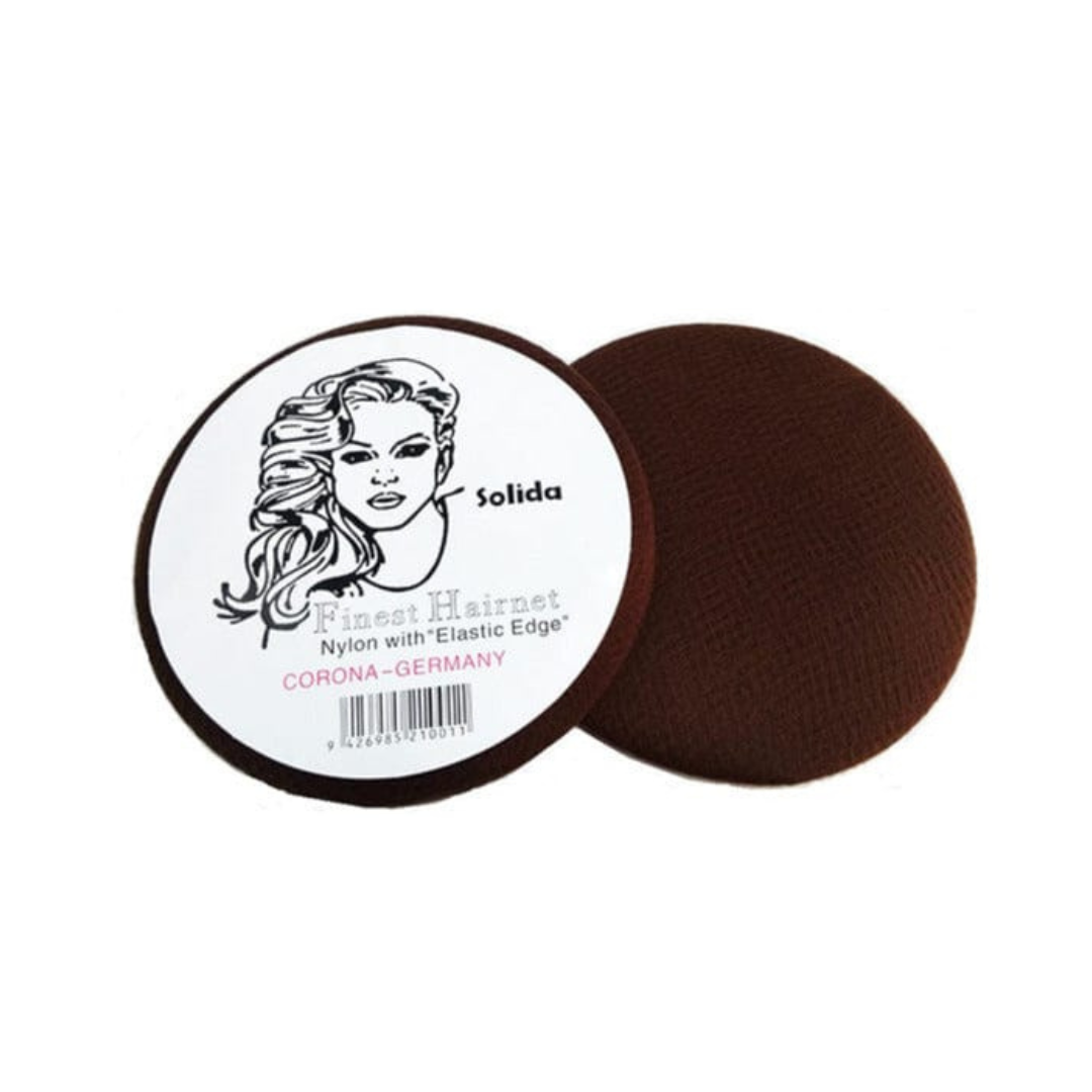 SOLIDA – Finest Hair Net – BROWN – 144Pcs  – 22 inches – 9293