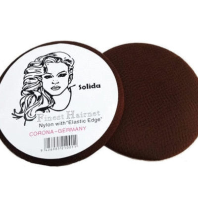 SOLIDA - Finest Hair Net - BROWN - 144Pcs  – 24 inches - 1734