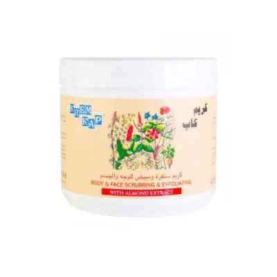 KREM KAP - Face and Body Scrubbing and Exfoliating Cream Almond Extract – 500ml