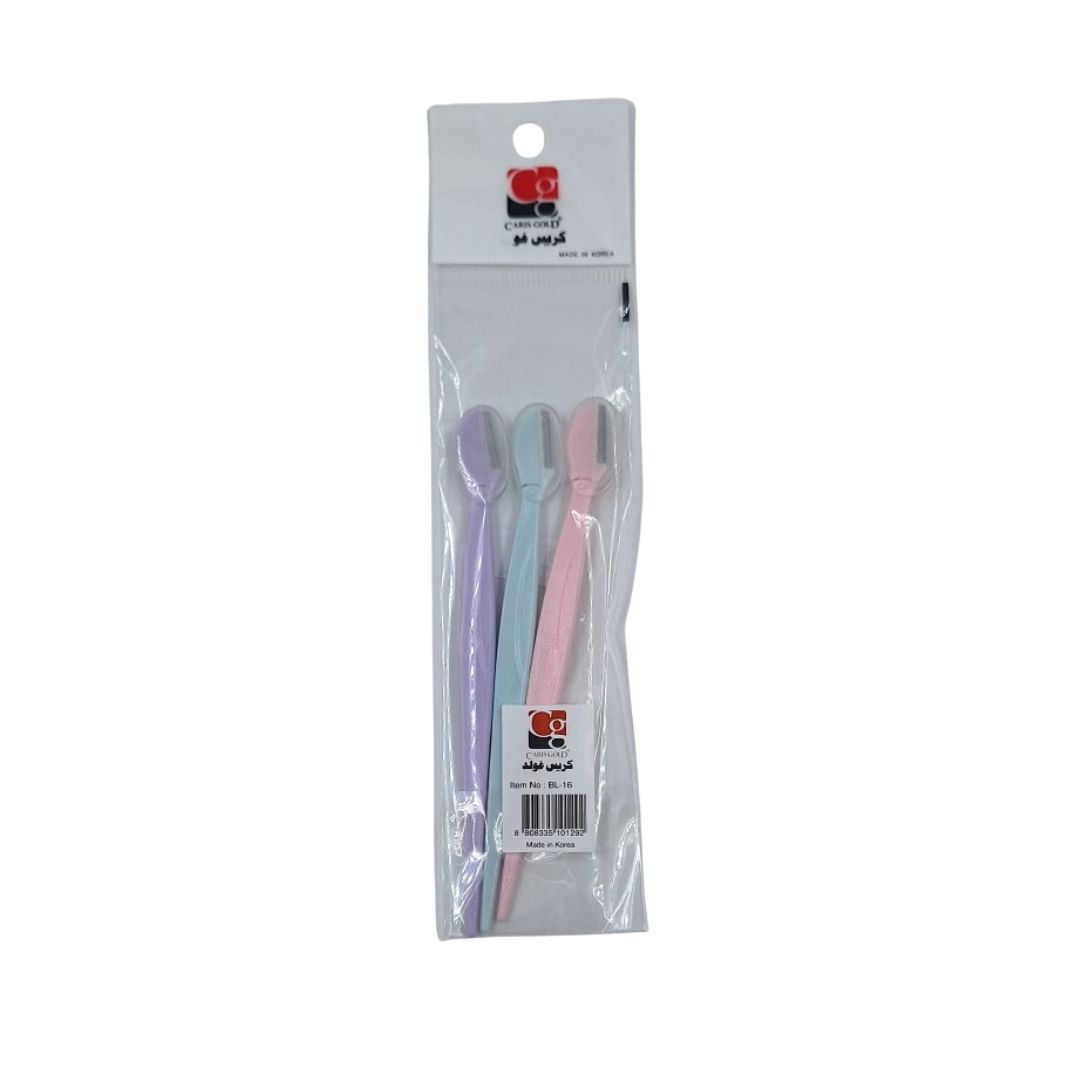 CARIS GOLD –  Eyebrow Razors Korea – BL- 16
