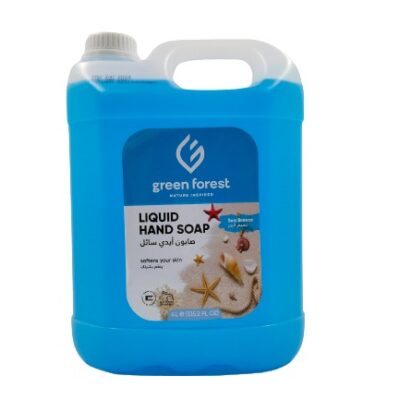GREEN  FOREST- Liquid Hand Soap - SEA BREEZE - 4 Liters