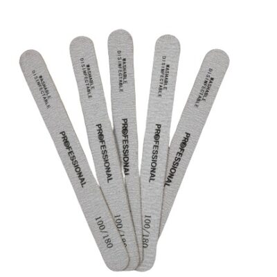Double Sided Polishing Strip Nail Files Thin 100/180 - 5 Pcs