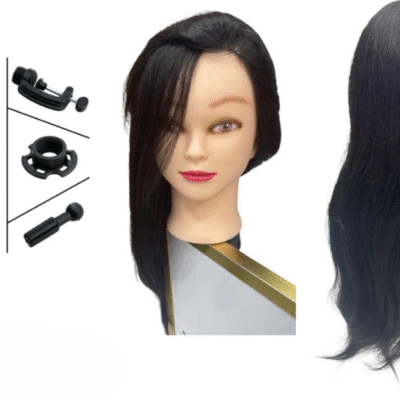 Premium Mannequin Head With Long Straight Hair Human For Training