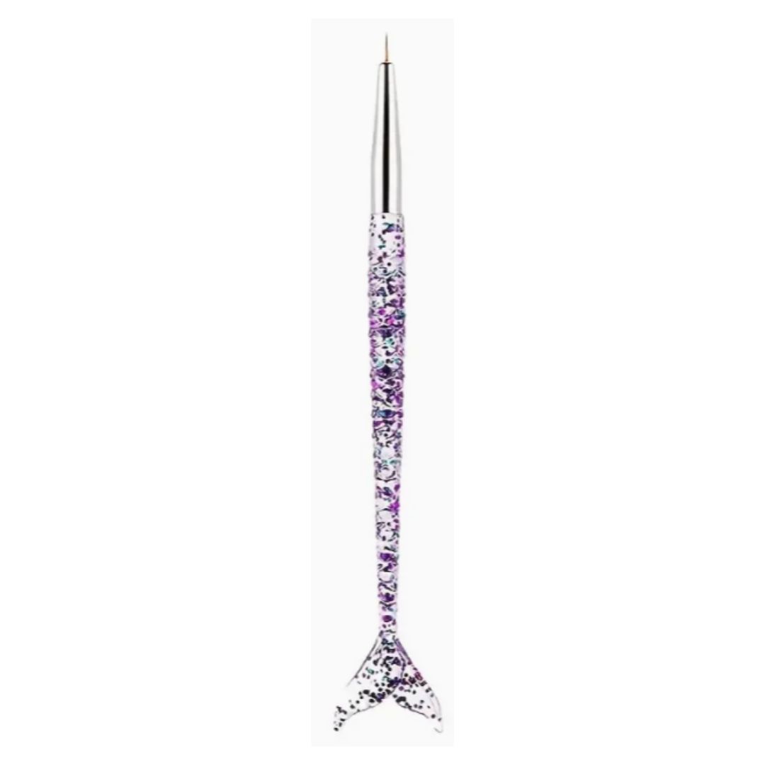 Professional Glittered Mermaid Tale Nail Art Brush 7mm – 1 Pcs