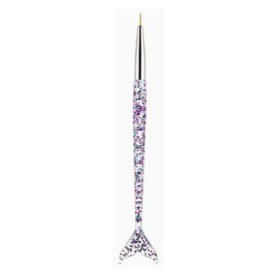 Professional Glittered Mermaid Tale Nail Art Brush 9mm - 1 Pcs