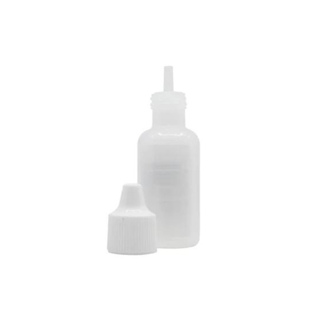 Mini Clear Wide mouth Squeeze Bottle 1/2oz-  40ml