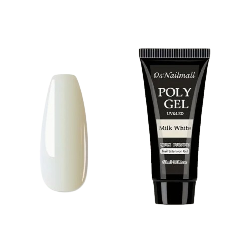 Poly Gel Nail Extension – MILK WHITE – 60 ML