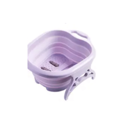 Foldable Footbath Massage Bucket Soaking Foot Household Sauna Pedicure Bathtub - PURPUL