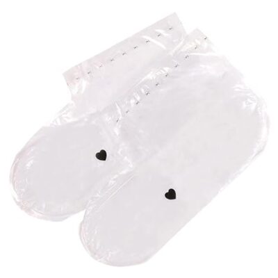 DELUXE -  Disposable Parraffin Boots - COLORLESS - 6 Pairs - U.S.A