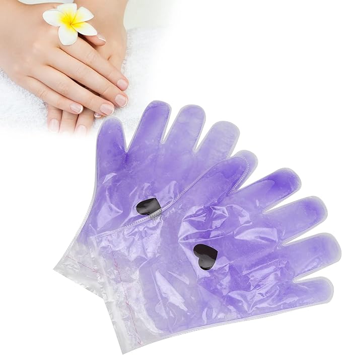 DELUXE -  Disposable Paraffin Hand Gloves - LAVENDER - 6 Pairs - U.S.A
