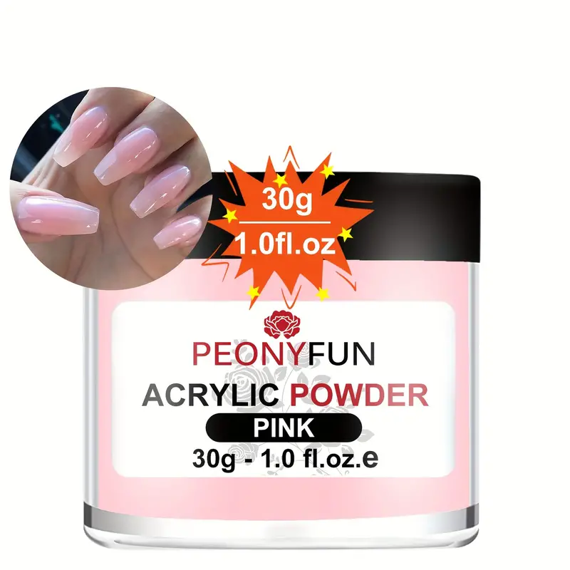 PEONY FUN – Acrylic Nail Powder – PINK 60 GM