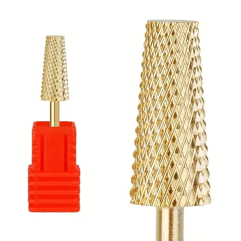 Nail Drill – Carbide Clean Bit Tool Rotary File Manicure Pedicure – TM7271 – RED