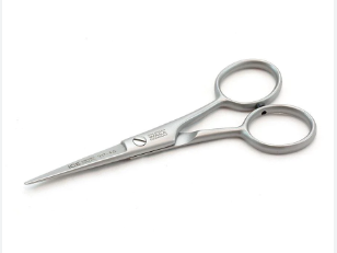 SCLINGEN - Tempered Stainless Steel Moustache Hair Scissors