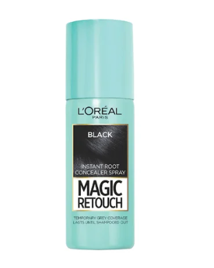 L'Oreal Paris Magic Retouch Temporary Spray For Hair Roots, Black