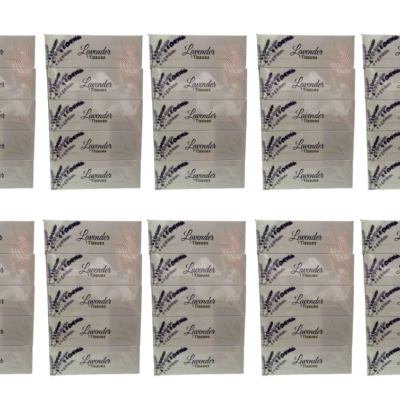 Lavender Tissues - 150 Pieces - 50 Box