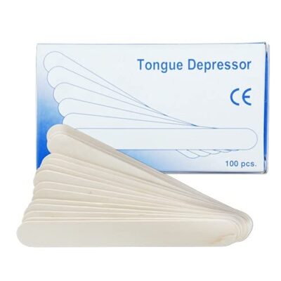 Wooden Tongue Depressors - Hair Removal Stick for Waxing -100pcs