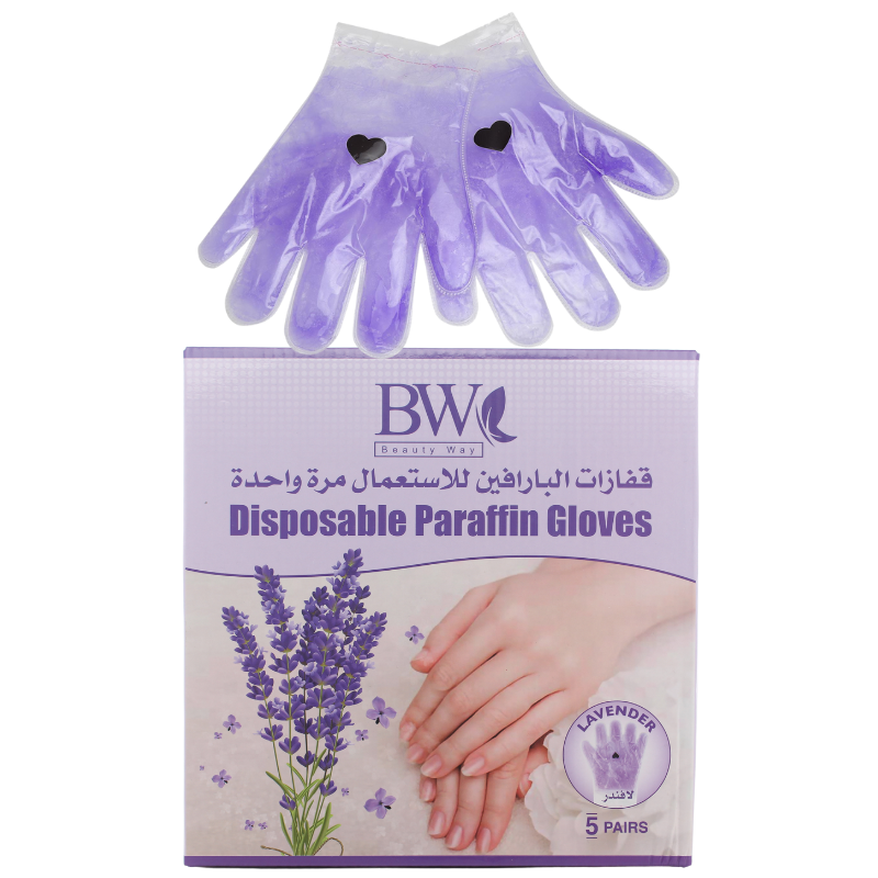 BW – Disposable Paraffin Gloves – LAVENDER – 5 Pairs