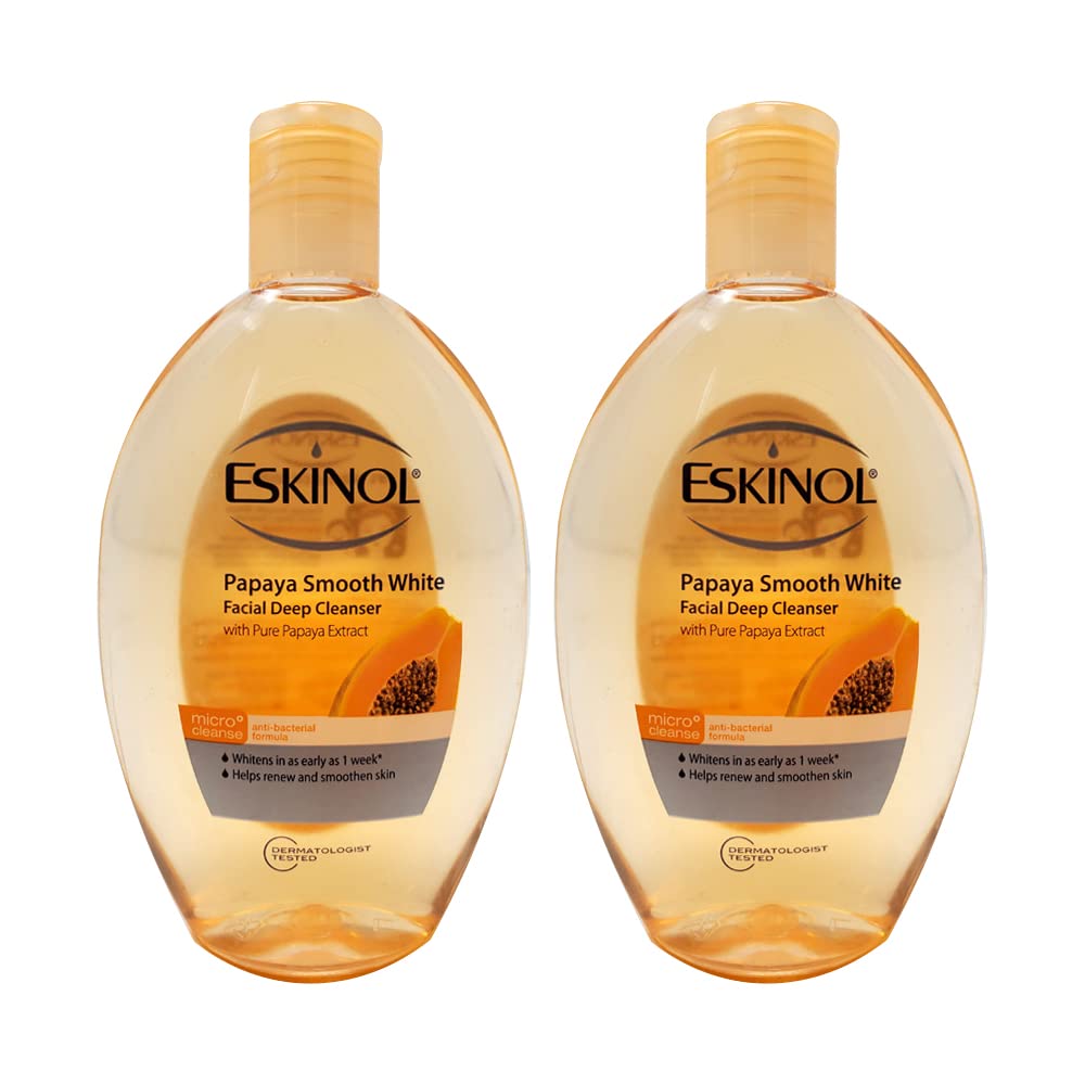 ESKINOL – Papaya Smooth White Deep Facial Cleanser – 225 ml