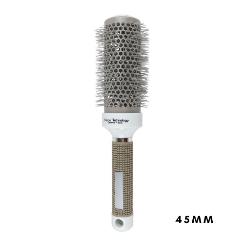 NANO TECHNOLOGY  – Hair Salon Styling Brush – GREY  – 45mm