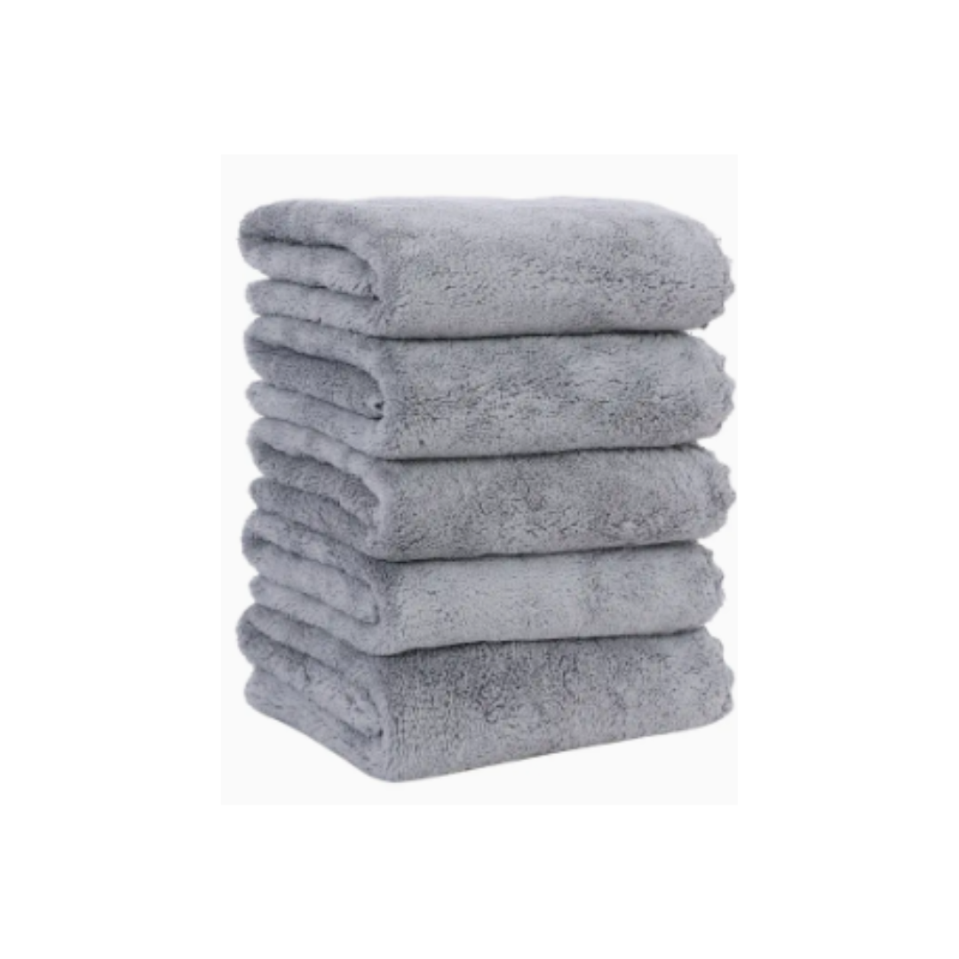 Towel For Hair High Quality – GREY – 100*50 cm