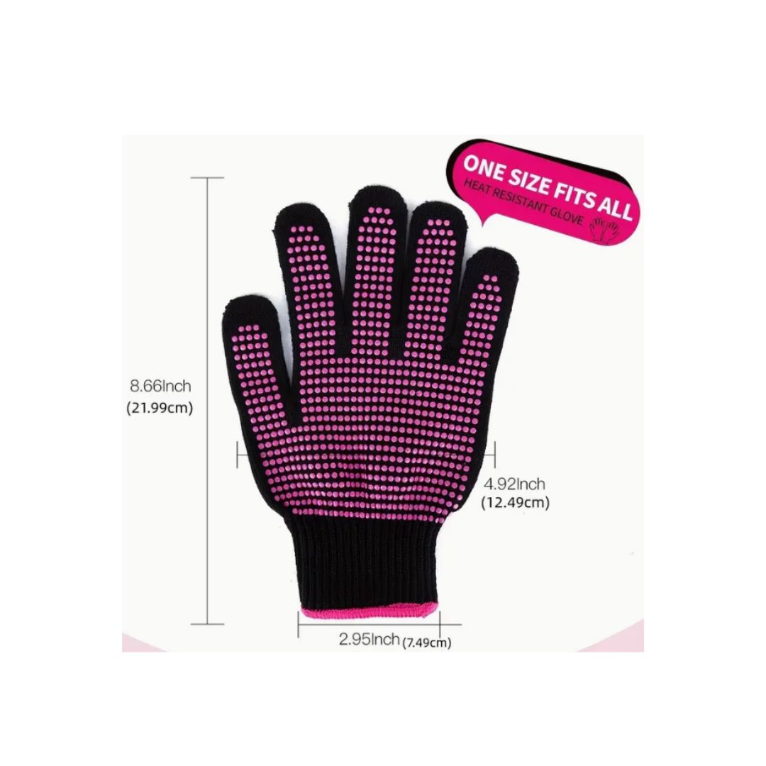 Heat Resistant Glove for Hair Styling, Curling Iron, Flat Iron and Curling Wand – 1 Pcs