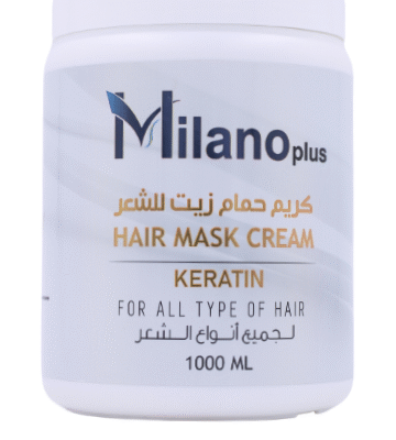 MILANO PLUS - Keratin Hair Mask Cream - 1000Ml (Copy)