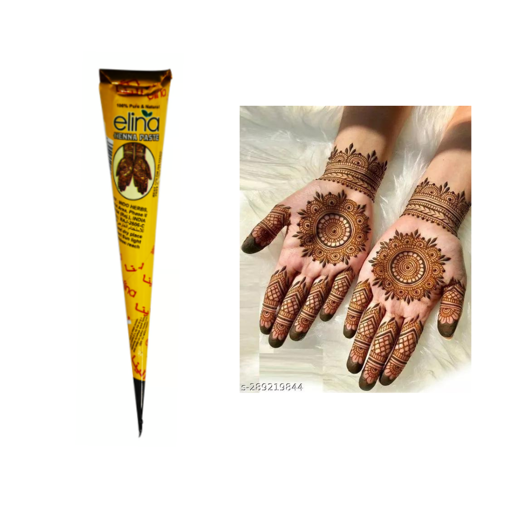 ELINA –  Natural Henna Cone – BROWN – 35g