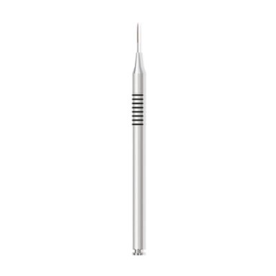 Metal Handle Nail Art Design Brushes Striping Thin Lines 11mm - 1 Pcs