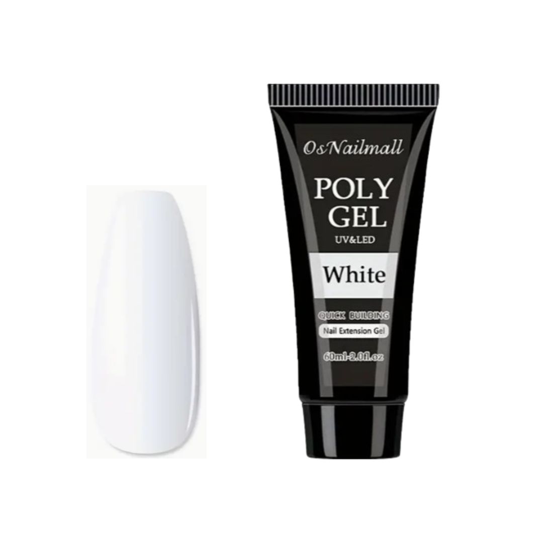 Poly Gel Nail Extension – WHITE – 60 ML