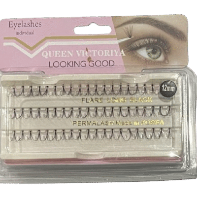 QUEEN VICTORIYA - Eyelashes 3 pieces - Korea - 12MM