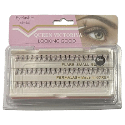 QUEEN VICTORIYA - Eyelashes 3 pieces - Korea - 08MM