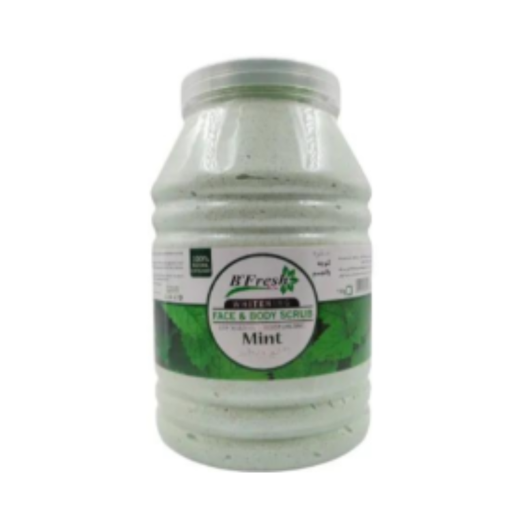 B`FRESH – Cream Exfoliating  Face And Body Scrub – MINT – 5 kg