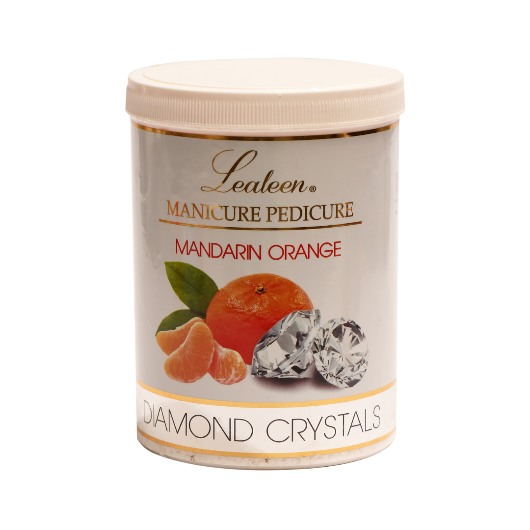 LEALEEN – Manicure & Pedicure Diamond Crystals Spa Powder – Mandarin Orange – 1KG