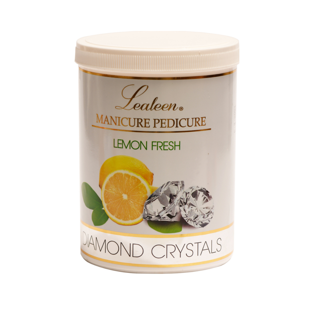 LEALEEN – Manicure & Pedicure Diamond Crystals Spa Powder – Lemon Fresh – 1KG