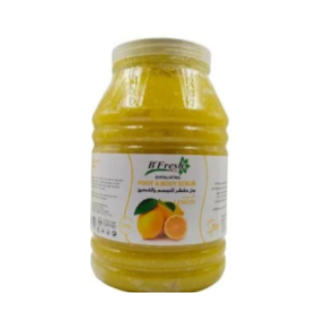B`FRESH – Gel Exfoliating Foot And Body – LEMON SCRUB  – 5Kg