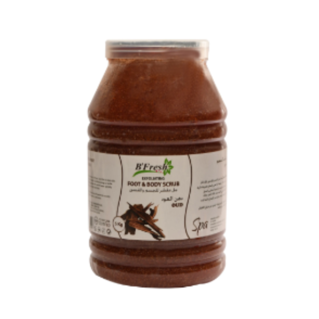 B`FRESH – Gel Exfoliating Foot And Body  – OUD SCRUB  – 5Kg