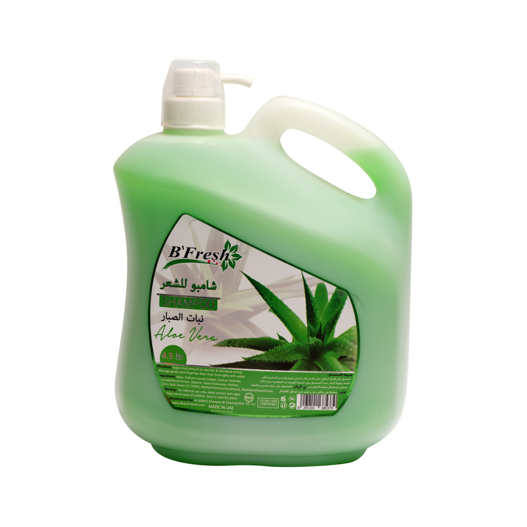 B`FRESH – Shampoo Gallon  – ALOEVERA –  4.5L