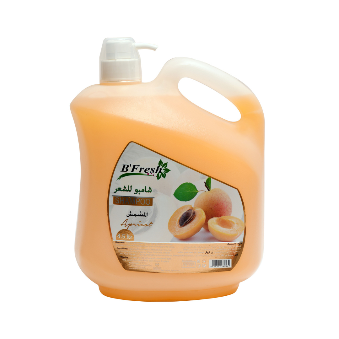 B`FRESH – Shampoo Gallon  – APRICOT –  4.5L