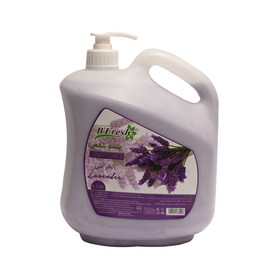 B`FRESH – Shampoo Gallon  – LAVENDAR –  4.5L
