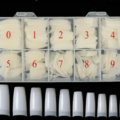 ACRYLIC - Nail Extension Straight - Square Shaped - 600PCS